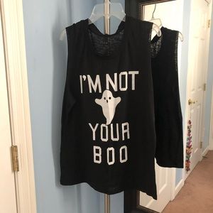 HAPPY HALLOWEEN Not your boo tank